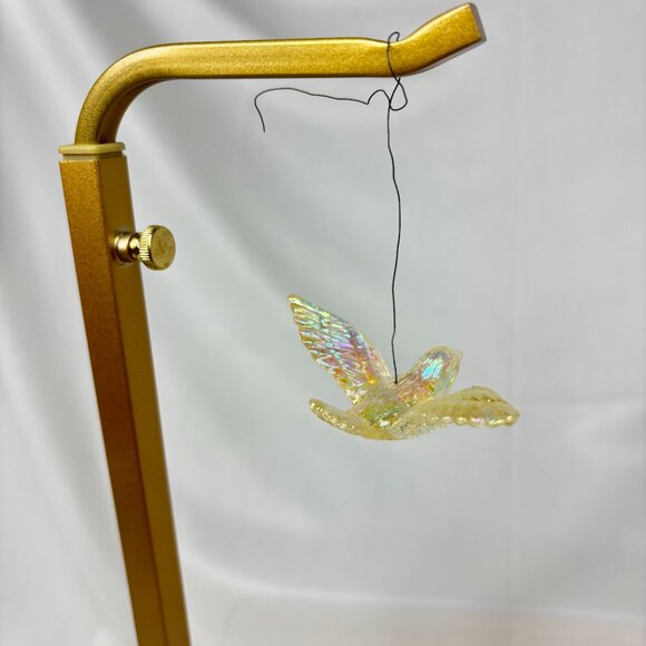 Iridescent Acrylic Birds Doves Sun Light Catcher Ornaments Set of 8 - Picture 3 of 7